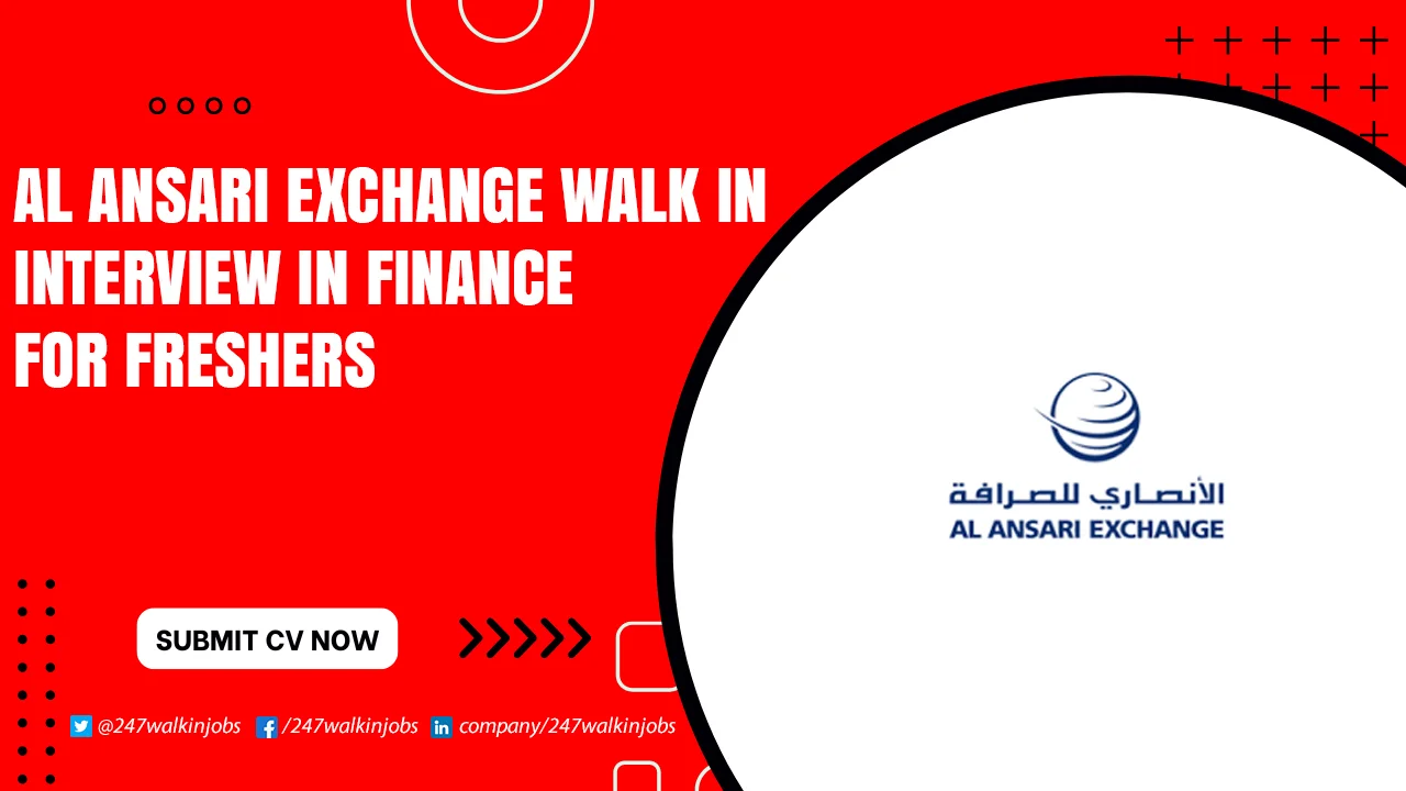 Al Ansari Exchange Walk in Interview