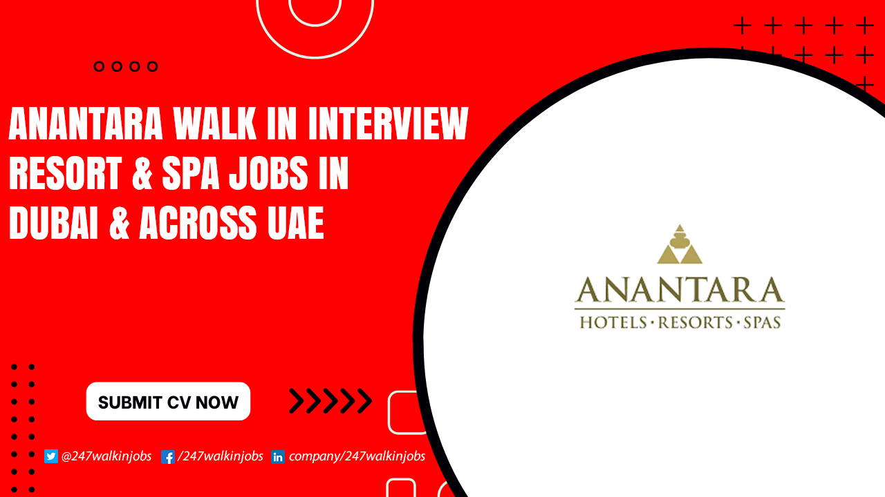 Anantara Careers for Freshers Anantara Walk in Interview