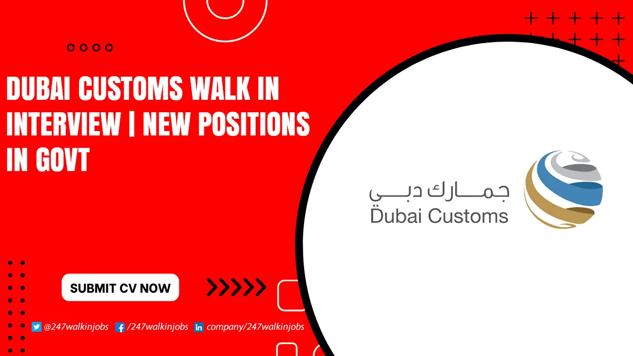 Dubai Customs Walk in Interview