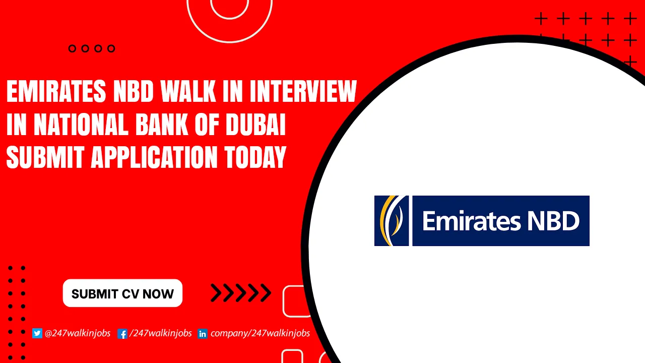Emirates NBD Walk in Interview