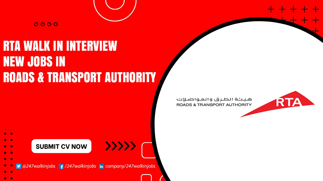 RTA Walk in Interview