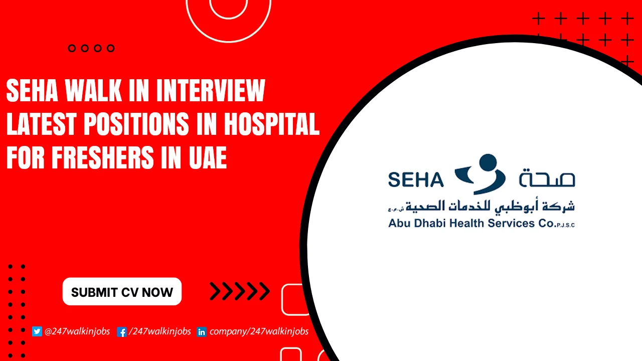 SEHA Careers for Pharmacist SEHA Walk in Interview