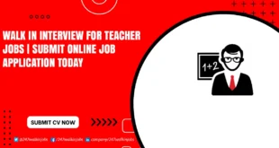 Walk in Interview for Teacher Jobs