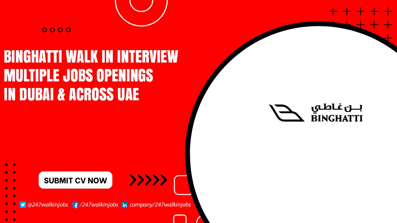 BINGHATTI Walk in interview